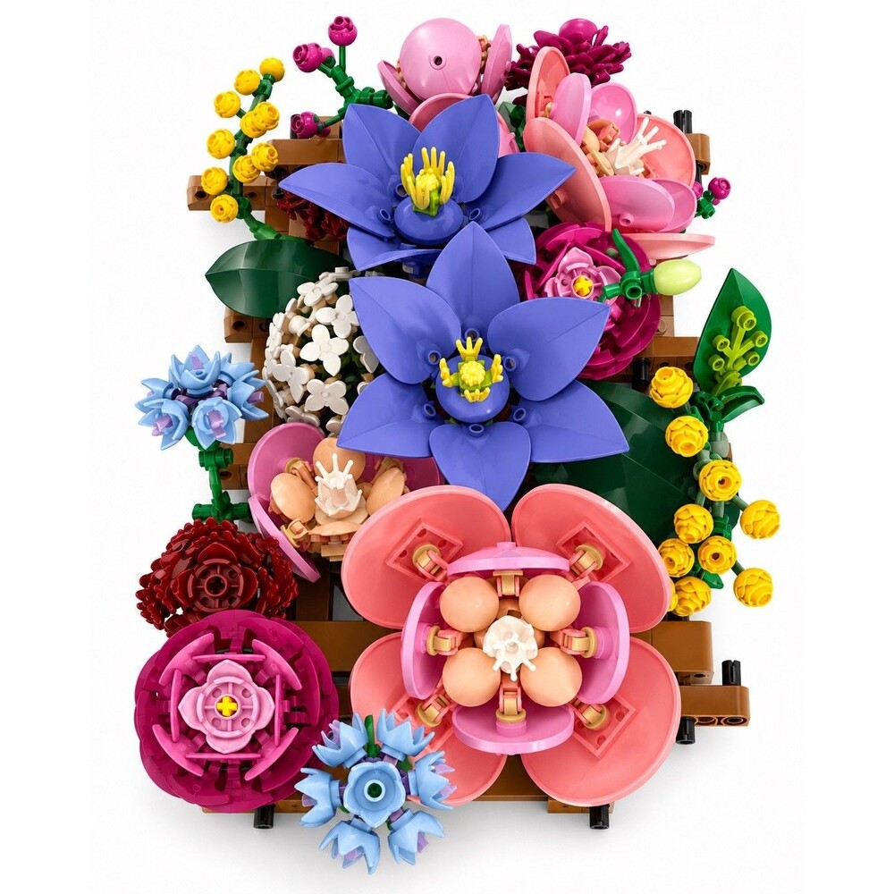LEGO Botanicals Flower Wall 11503 Complete w/ Instructions Pre-Owned Wall Decor